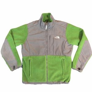 The North Face Green Fleece zip up jacket XL